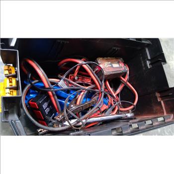 Workforce Mobile Tool Chest, With Power Inverter, Car Jack, And More