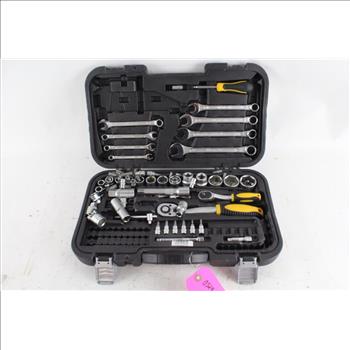 WorkZone Mechanics Tool Set, 20+ Pieces