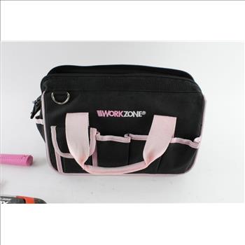 WorkZone Tool Bag With Tools, 5+ Pieces