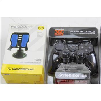 World Of WarCraft MMO Gaming Mouse, Steelseries 3GC PC Controller, & More; 5 Pieces