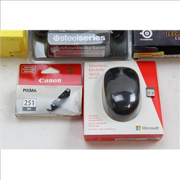 World Of WarCraft MMO Gaming Mouse, Steelseries 3GC PC Controller, & More; 5 Pieces