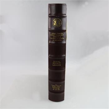 World Reserve Monetary Exchange US Currency Sheets Book