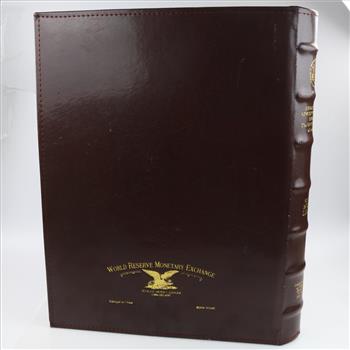 World Reserve Monetary Exchange US Currency Sheets Book