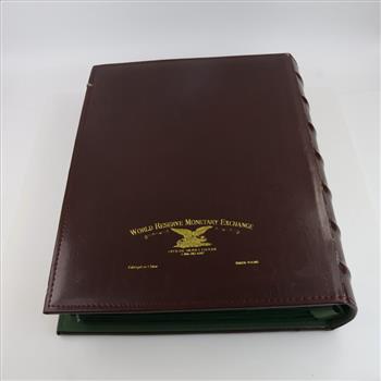 World Reserve Monetary Exchange US Currency Sheets Book