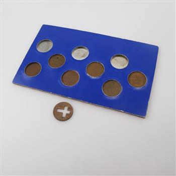 World War II Lincoln Penny Collection, 10 Pieces
