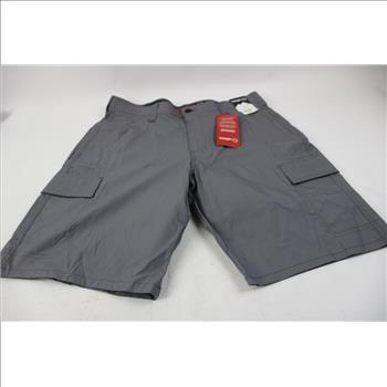 Wrangler Size 34 Shorts, Grey, Black, 2 Pieces