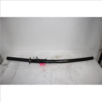 Wrapped Handle Black Sword