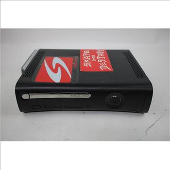 Xbox 360 Console, Red Controller With Fifa Soccer 10, Skate, NBA2k9, And More