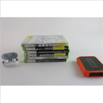 Xbox 360 Games, Earbuds & More, 5+ Pieces