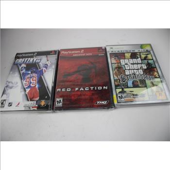 Xbox And Play Station Games, 4 Pieces