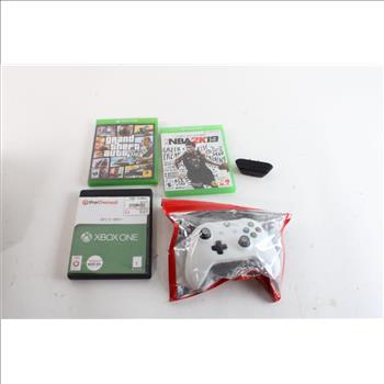 Xbox Games, Controller, And More 5 Pieces