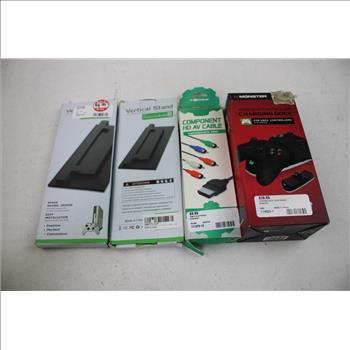 Xbox Kinect Adapter, Xbox Vertical Stand, PS4 Charging Stand, And More, 9 Pieces