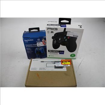 Xbox Kinect Adapter, Xbox Vertical Stand, PS4 Charging Stand, And More, 9 Pieces