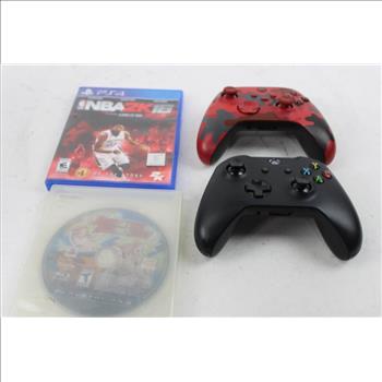 Xbox Wireless Controllers, Dragon Ball Raging Blast For PS3, NBA 2K14 On PS4, 4 Pieces