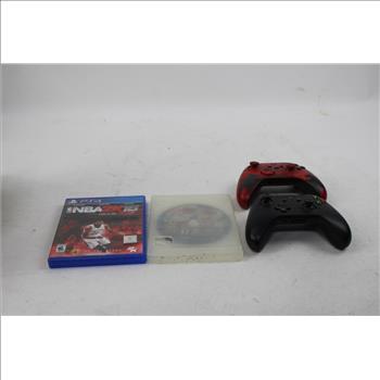 Xbox Wireless Controllers, Dragon Ball Raging Blast For PS3, NBA 2K14 On PS4, 4 Pieces