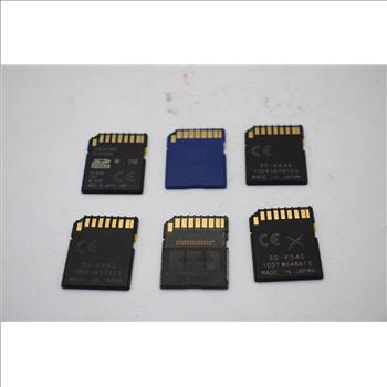 Xfinity And More SDHC Card Bulk Lot, 6 Pieces