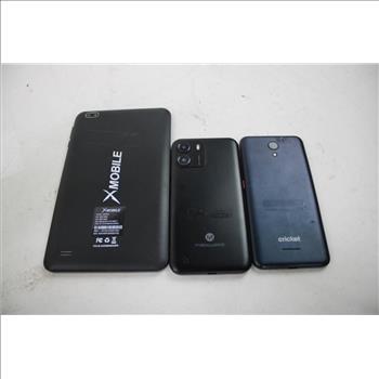 Xmobile, Cricket, & Maxwest Tablet & Phone Bulk Lot