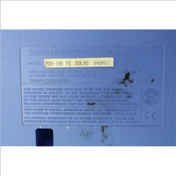 Yamaha PortaTone Electric Keyboard