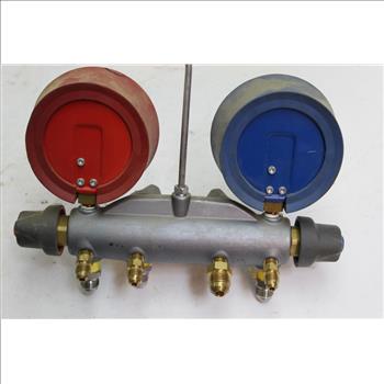 Yellow Jacket Brute II 4-valve Manifold And Reese Safety Chain