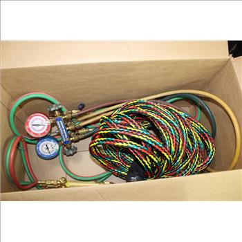 Yellow Jacket Test And Charging Manifold With Gauges