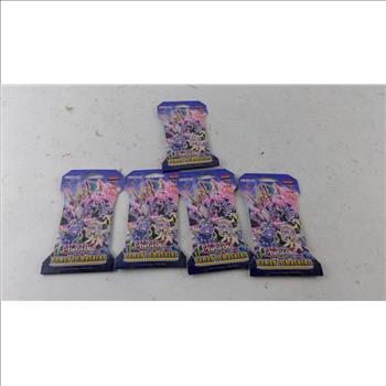 Yu-Gi-Oh Valiant Smashers Booster Packs 5 Pieces