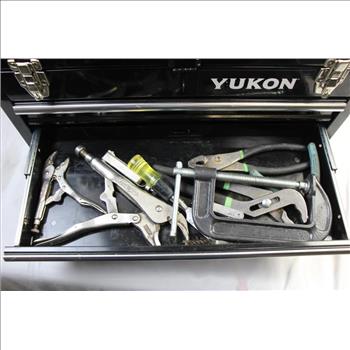 Yukon Steel Tool Box, Stanley, Pittsburgh, Husky Mix Tool Lot