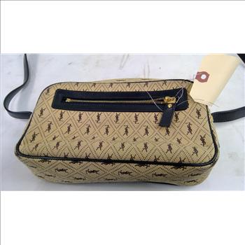 Yves Saint Laurent Canvas Crossbody Bag, Cert Of Authencity
