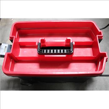 ZAG Rolling Organizer Tool Box, Black And Red