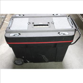 ZAG Rolling Organizer Tool Box, Black And Red