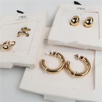 Zara Earrings, 3 Sets