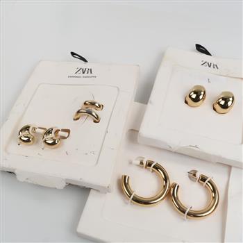 Zara Earrings, 3 Sets