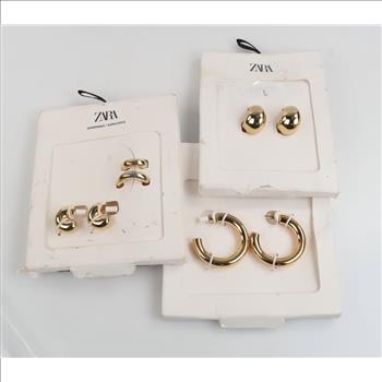 Zara Earrings, 3 Sets