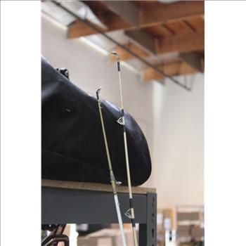 Zebco, White Rhino+ More Fishing Poles And Reels 6 Pieces