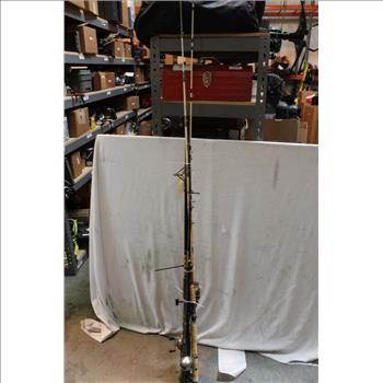 Zebco, White Rhino+ More Fishing Poles And Reels 6 Pieces