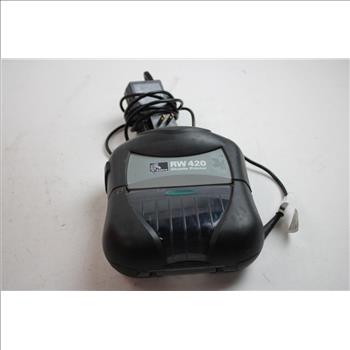 Zebra RW420 Mobile Printer With L172 Power Cord