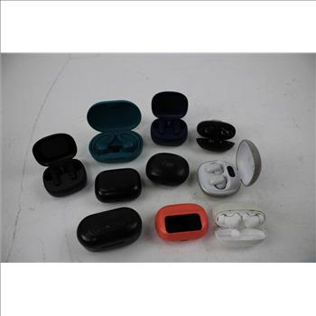 Zero Statik, Ihip, Heyday Bluetooth Earbuds 19 Pieces