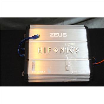 Zeus Hifonics Amp And Speaker Box