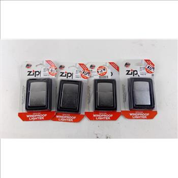Zippo Windproof Lighters 4 Pieces