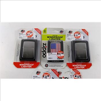 Zippo Windproof Lighters 5 Pieces