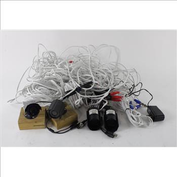 Zmodo 4 Piece Security Camera Set With Wires