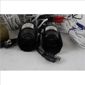 Zmodo 4 Piece Security Camera Set With Wires