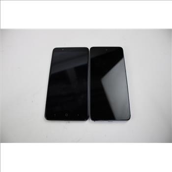 ZTE & NUU Cell Phone Lot, 2 Pieces, Sold For Parts