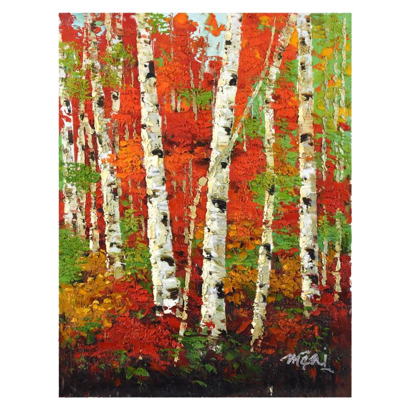 Mani, Original Oil Painting (30" x 40") on Canvas, Hand Signed with