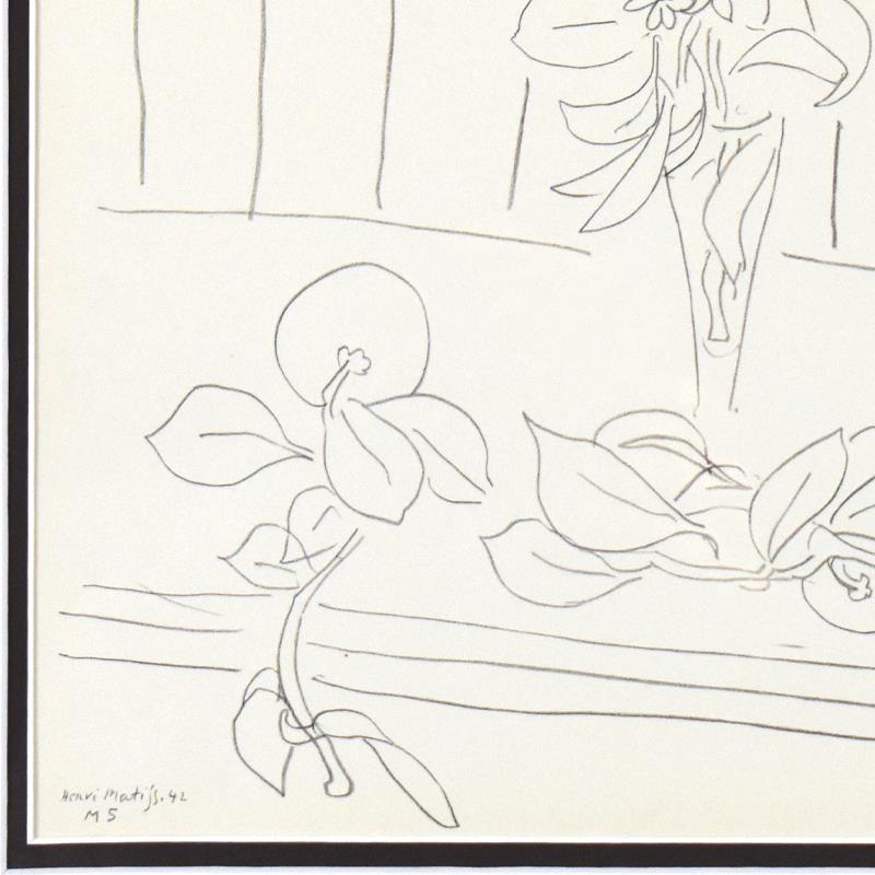 Pierre Henri Matisse (1869-1954), Framed Lithograph, Plate Signed with ...