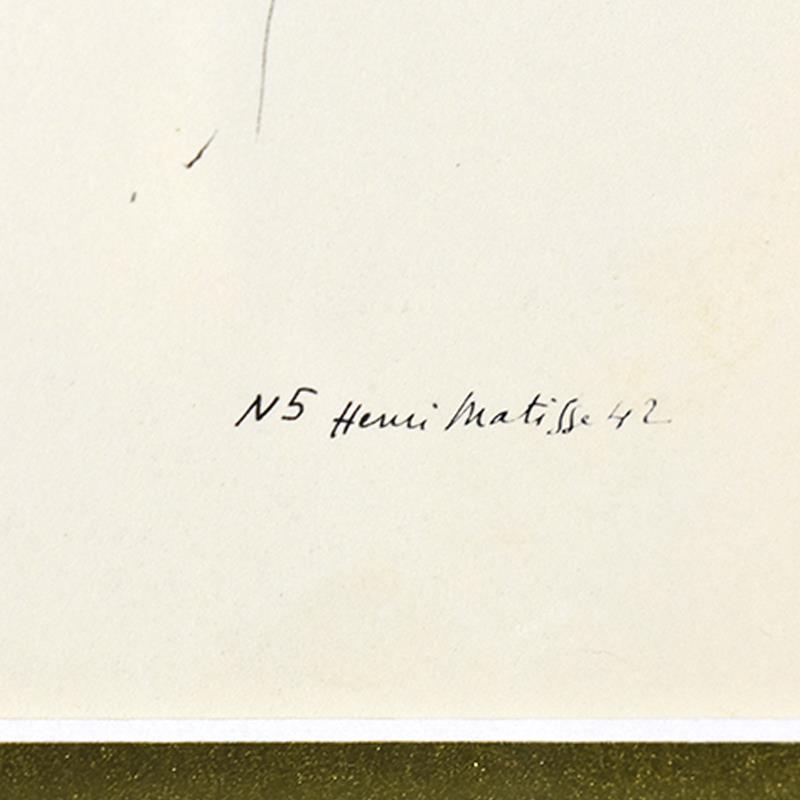 Pierre Henri Matisse (1869-1954), Framed Lithograph, Plate Signed with ...