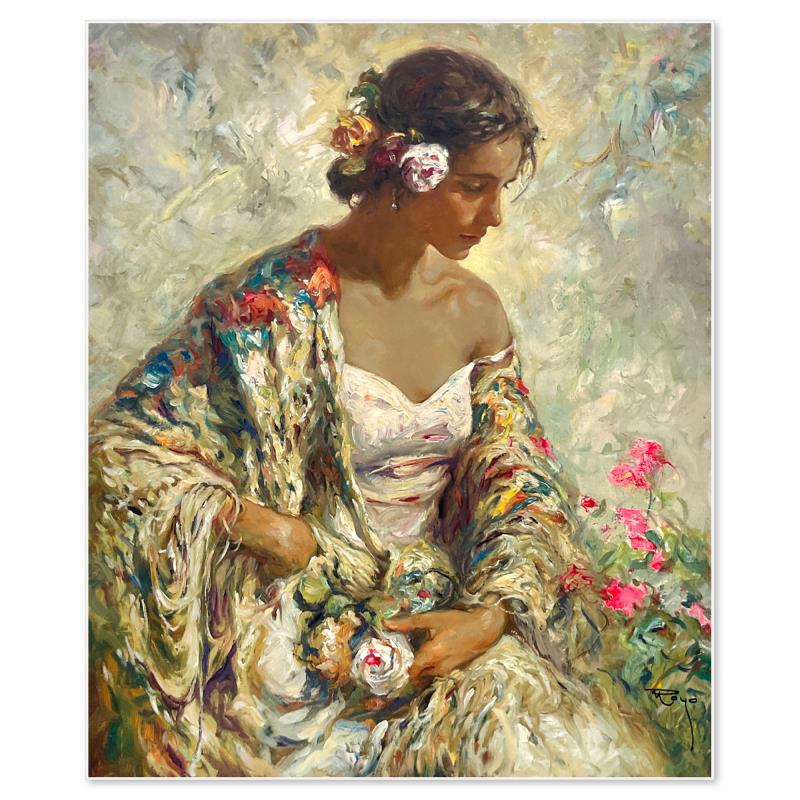 Royo, "Bella Serena" Limited Edition Serigraph on ClayBoard (29" x 24
