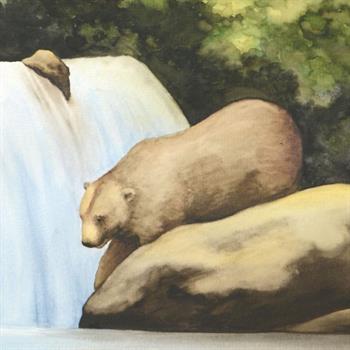 Vera Nikiforov! Untitled Original Watercolor Painting, Hand Signed by the Artist!