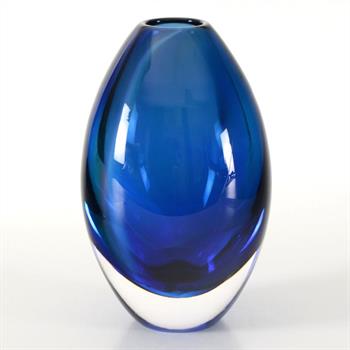 Paul Brayton - Hand-Blown Glass Vase Sculpture, Hand Signed. List $300