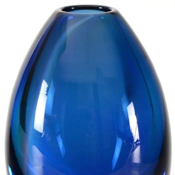 Paul Brayton - Hand-Blown Glass Vase Sculpture, Hand Signed. List $300