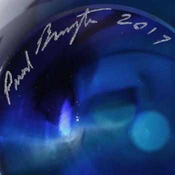 Paul Brayton - Hand-Blown Glass Vase Sculpture, Hand Signed. List $300